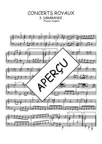 Concerts royaux - 3. Sarabande -
